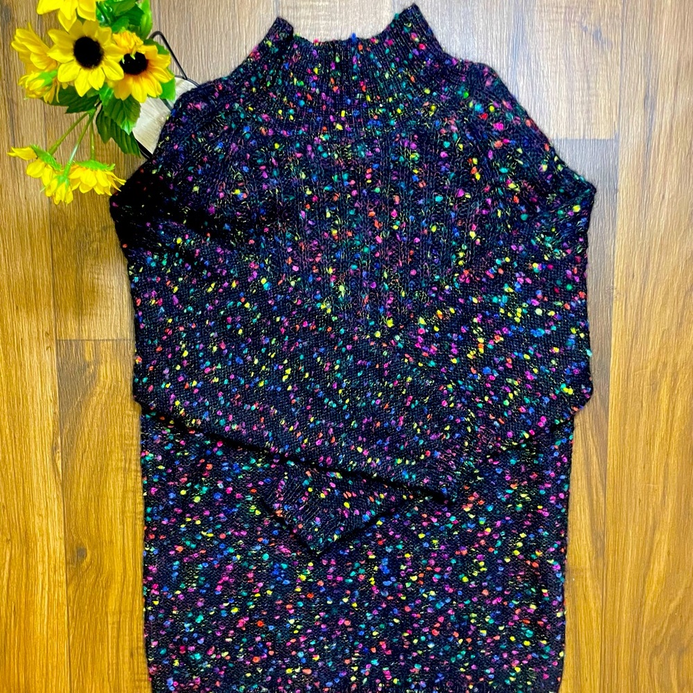 **Multi-Colored Long Sweater **New with tags